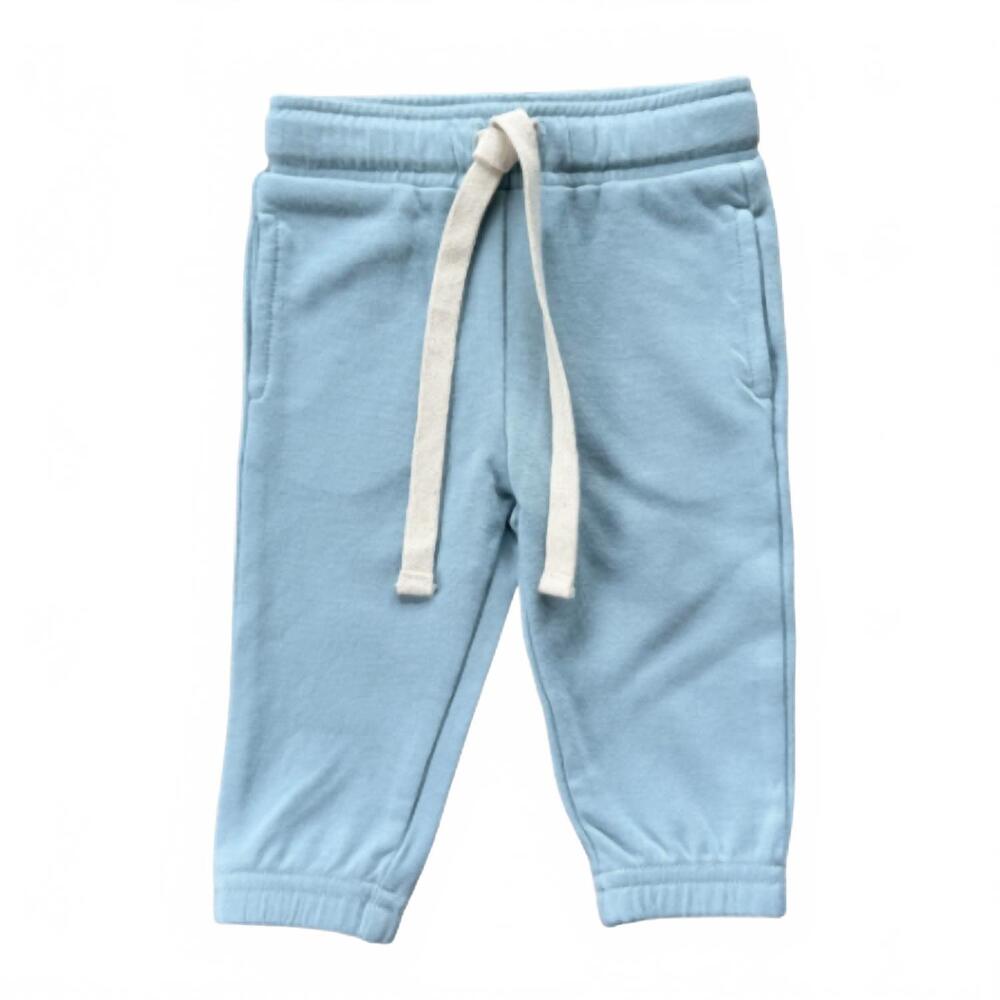 NEW BABYSPROUTS kid's drawstring jogger in ski blue